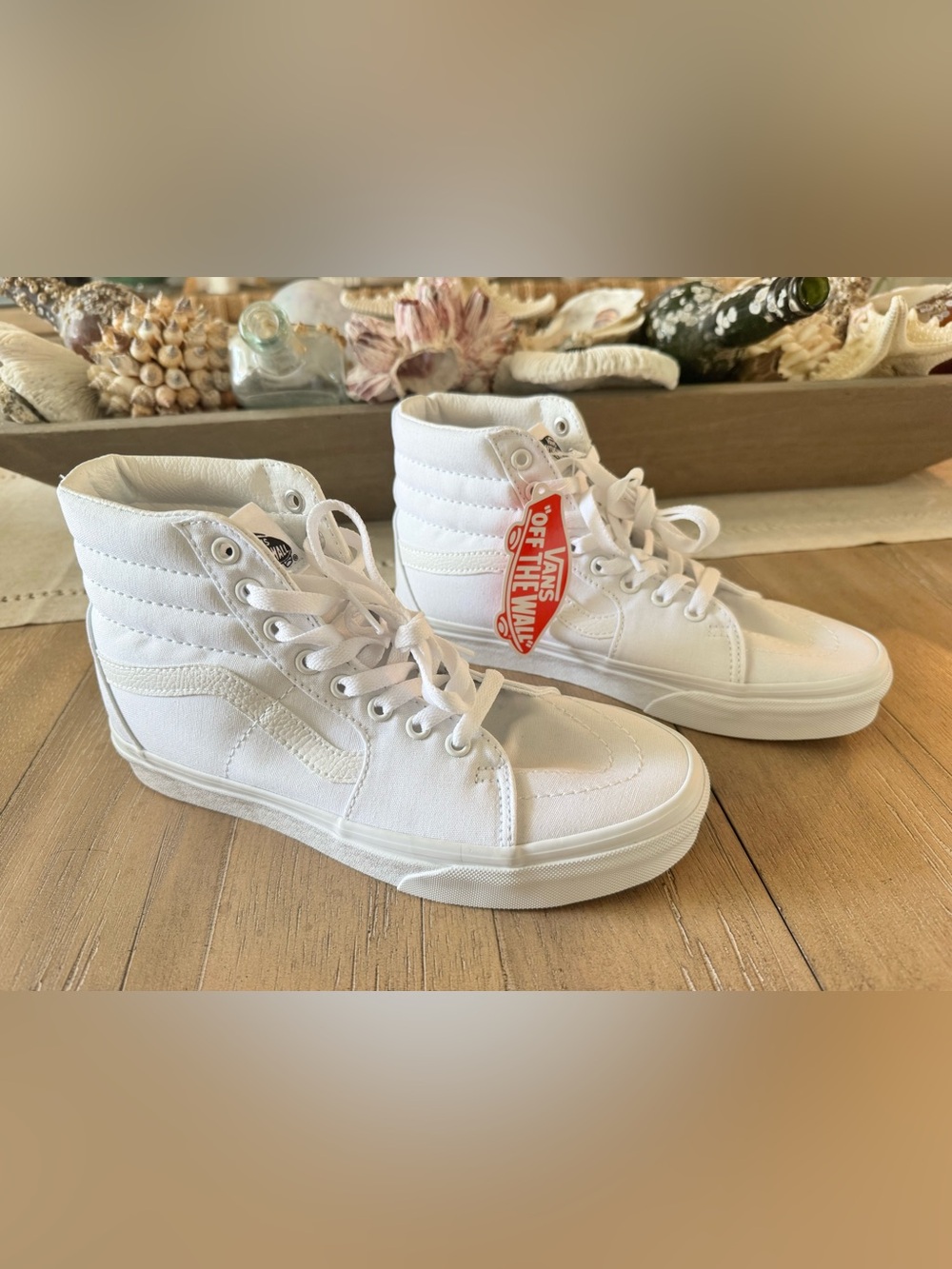 Vans Sk8-Hi Shoe, True White, NWT, Women’s Multiple - Picture 7 of 16